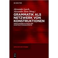Grammatik Als Netzwerk Von Konstruktionen