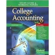 College Accounting: Study Guide & Working Papers (Chapters 1-13)