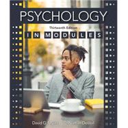 Psychology in Modules,9781319132095