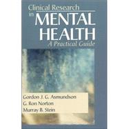 Clinical Research in Mental Health : A Practical Guide