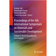 Proceedings of the 4th International Symposium on Materials and Sustainable Development