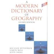 A Modern Dictionary of Geography