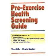 Pre-Exercise Health Screening Guide
