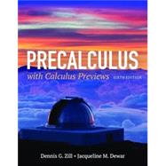 Precalculus with Calculus Previews 6E WITH WebAssign