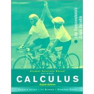 Student Solutions Manual to accompany Calculus Late Transcendentals Single Variable, 8th Edition