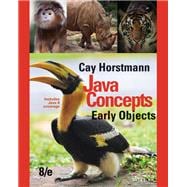 Java Concepts: Early Objects, Interactive Edition