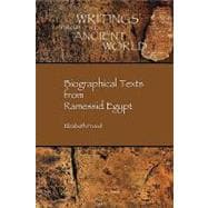 Biographical Texts from Ramesside Egypt