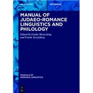 Manual of Judaeo-romance Linguistics and Philology