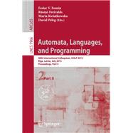 Automata, Languages, and Programming