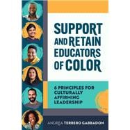 Support and Retain Educators of Color book cover, ISBN 9781416632122