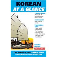 Korean At A Glance Phrasebook and Dictionary for Travelers