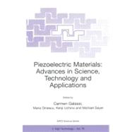 Piezoelectric Materials: Advances in Science, Technology and Applications                            May, 1999