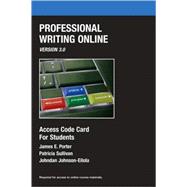 Professional Writing Online, Version 3.0,9780205652129