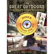 The Great Outdoors CD-ROM and Book Vintage Illustrations of Camping, Hiking and Fishing