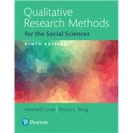 Qualitative Research Methods for the Social Sciences, Books a la Carte