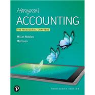 MyLab Accounting with Pearson eText -- Access Card -- for Horngren's Accounting, The Managerial Chapters