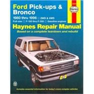 Ford Pick-Ups and Bronco Automotive Repair Manual