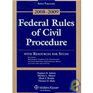 Federal Rules of Civil Procedure 2008-2009 W/Resources for Study