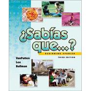 ¿Sabías que. . .  ?, Beginning Spanish (Student Edition + Listening Comprehension Audio CD)