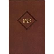 RVR 1960 Biblia letra grande tamaño manual, café, piel fabricada (edición 2023)