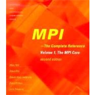 MPI: The Complete Reference (Vol. 1) - 2nd Edition