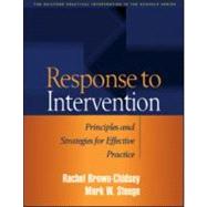 Response to Intervention Principles and Strategies for Effective Practice