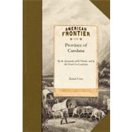 A Description of the English Province of Carolana book cover, ISBN 9781429042154