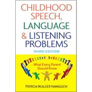 Childhood Speech, Language, and Listening Problems,9780470532164