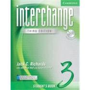 Interchange Student's Book 3 with Audio CD,9780521602167