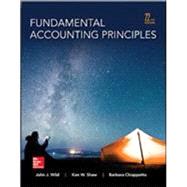 Loose Leaf for Fundamental Accounting Principles + Connect Plus