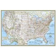 United States Classic Poster Size Map