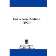 Essays from Addison