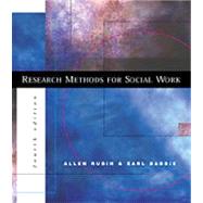 Research Methods for Social Work (with InfoTrac)