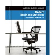 Modern Business Statistics with Microsoft Excel, Loose-leaf Version