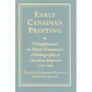 Early Canadian Printing