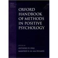 Oxford Handbook of Methods in Positive Psychology