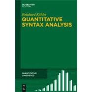 Quantitative Syntax Analysis