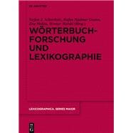 Wörterbuchforschung Und Lexikographie