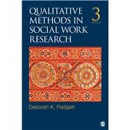 Qualitative Methods in Social Work Research