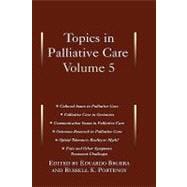 Topics in Palliative Care  Volume 5