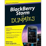 BlackBerry Storm For Dummies<sup>®</sup>