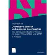 Deskriptive Statistik Und Moderne Datenanalyse: Eine Computergestutzte Einfuhrung Mit Excel, Pasw (Spss) Und Stata