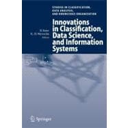 Innovations In Classification, Data Science, And  Information Systems