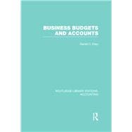 Business Budgets and Accounts (RLE Accounting)