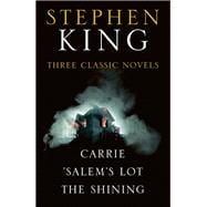 Stephen King Three Classic Novels Box Set: Carrie, 'Salem's Lot, The Shining