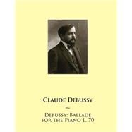 Ballade for the Piano L. 70,9781508512219