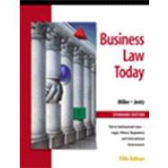 Buisness Law Today, Standard Edition : Text, Summarized Cases, Legal, Ethical, Regulatory, and International Environment with the Online Research Guide