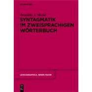 Syntagmatik im Zweisprachigen Worterbuch