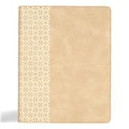 CSB Notetaking Bible, Expanded Reference Edition, Cream SuedeSoft LeatherTouch