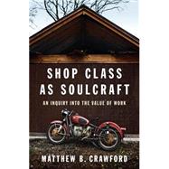 Shop Class as Soulcraft An Inquiry Into the Value of Work